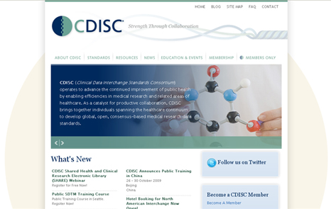 CDISC.org Homepage