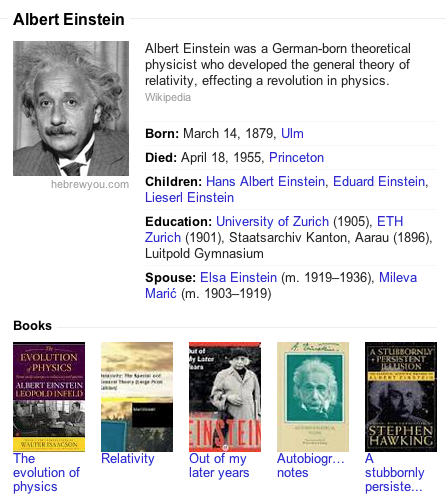 Einstein Knowledge Graph