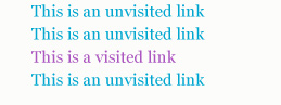 visited link color