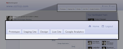 My.Newfangled.Com Tabbed Interface