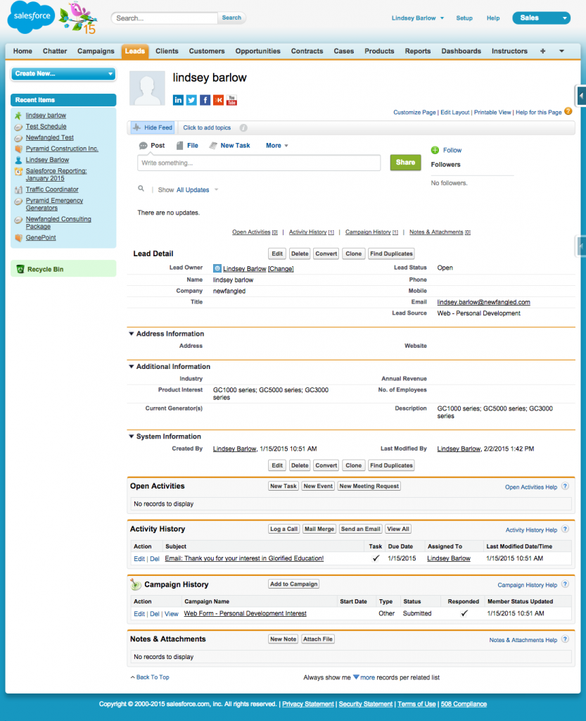 FireShot Capture - Lead_ lindsey barlow ~ salesforce._ - https___na16.salesforce.com_00Qj0000004HRaa2